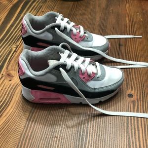 Nike Girls Air Max 90 - pink/white/blk sz 13